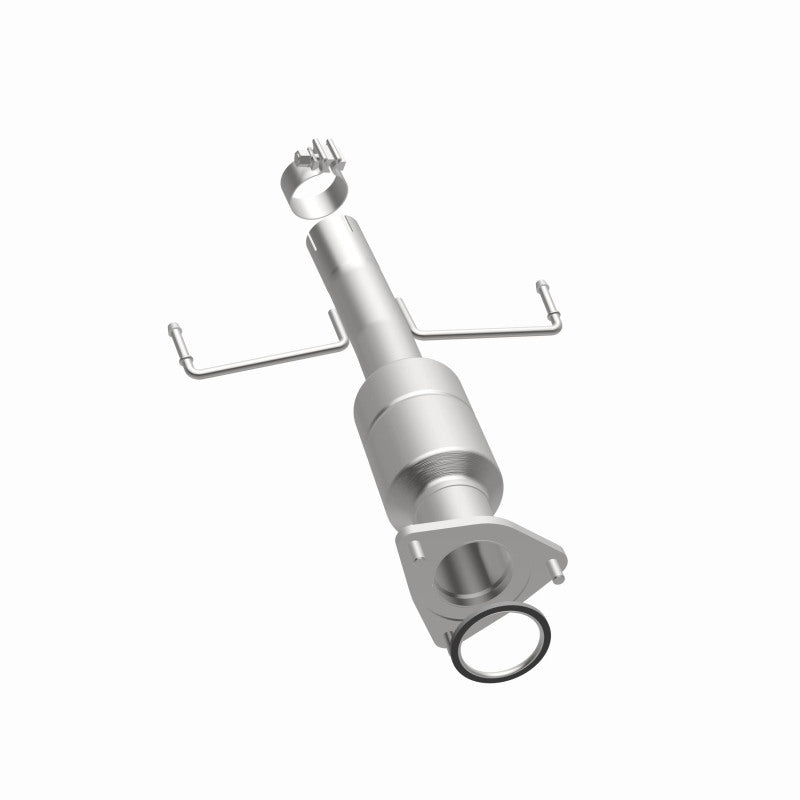 MagnaFlow 5592223 carb direct-fit catalytic converter, opposite side view of the turntable spin