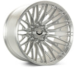 Vossen VFX-04 22x10 - 8x165.1 - ET18 - Super Deep - 125.1 - Brushed Gloss Clear Wheel