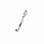 MagnaFlow 4551602 carb direct-fit catalytic converter, opposite front three-quarter view of the turntable spin
