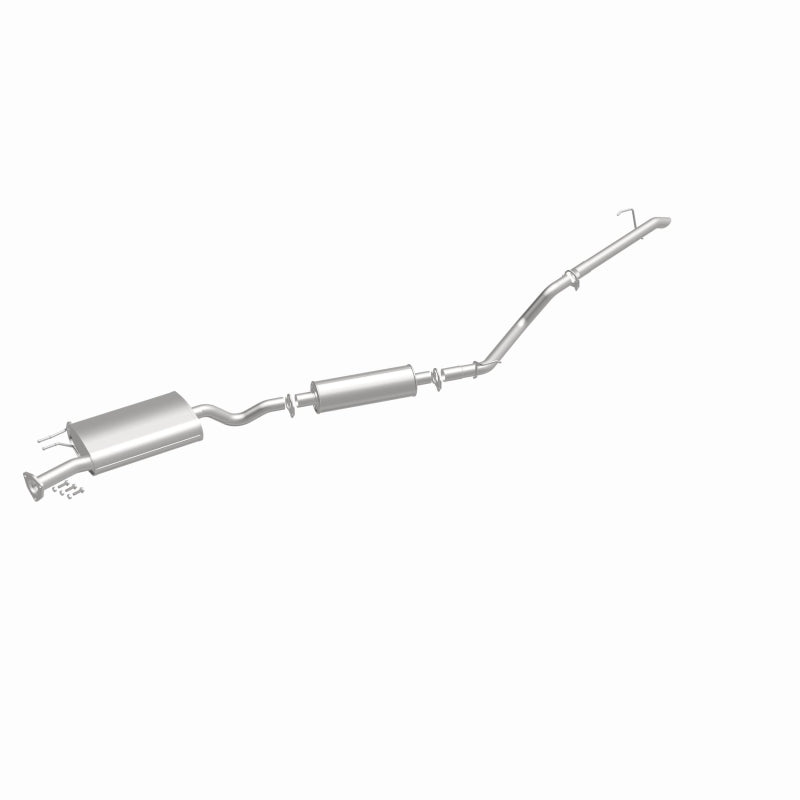 BRExhaust 106-0840 direct-fit exhaust kit, front three-quarter view of the turntable spin