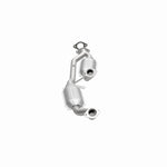 MagnaFlow 4451543 carb direct-fit catalytic converter, opposite side view of the turntable spin