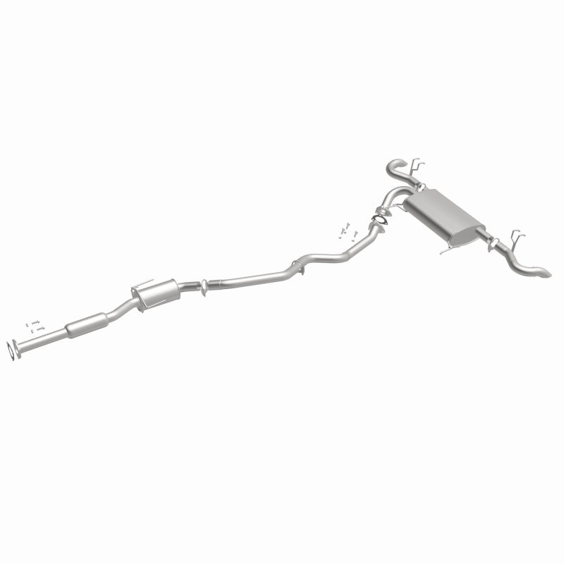 BRExhaust 106-0812 direct-fit exhaust kit, front three-quarter view of the turntable spin
