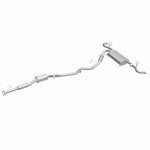 BRExhaust 106-0812 direct-fit exhaust kit, front three-quarter view of the turntable spin
