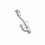 MagnaFlow 52702 oem grade direct-fit catalytic converter, opposite side view of the turntable spin
