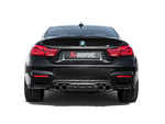 Akrapovic BMW M4 (F82/F83) Slip-On Line (Titanium) S-BM/T/4H for BMW M4 F82/F83 2018-2020, rear view