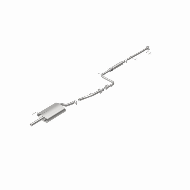 BRExhaust 106-0339 direct-fit exhaust kit, rear view of the turntable spin