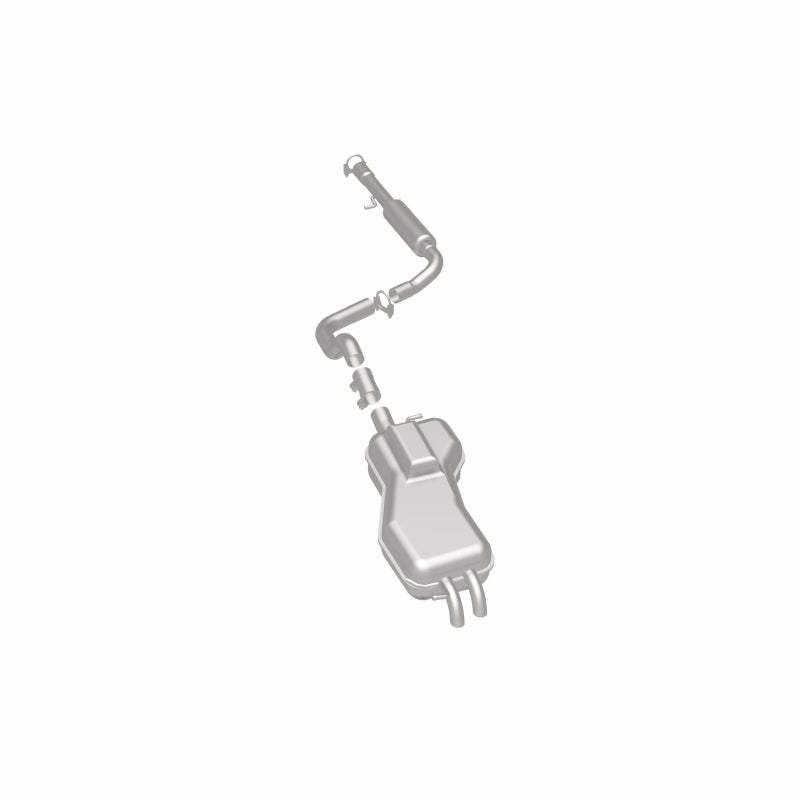 BRExhaust 106-0265 direct-fit exhaust kit, rear three-quarter view of the turntable spin