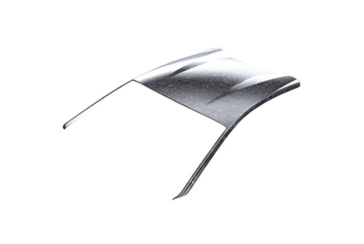 Forged carbon roof panel, studio render