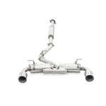 A front view of FI Exhaust Valvetronic Exhaust for BMW F22 220i | 2.0T B48 | 2016+ with white background