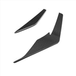 A top wide view of TRE Pre-Preg Carbon Fibre Front Bumper Canards for Audi R8 4S Facelift Generation 2 2016-2020 with white background