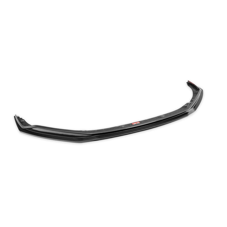 wide view of TRE Pre-Preg Carbon Fibre Front Splitter for Audi R8 4S Facelift 2016-2024 with white background