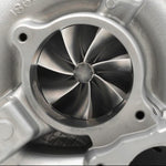 A close up view of the front of Pure Turbos Turbo Upgrade Pure750 for Audi S4 / S5 / SQ5 2018+ with white background