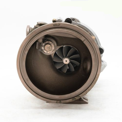 A back up view of the front of Pure Turbos Turbo Upgrade Pure750 for Audi S4 / S5 / SQ5 2018+ with white background