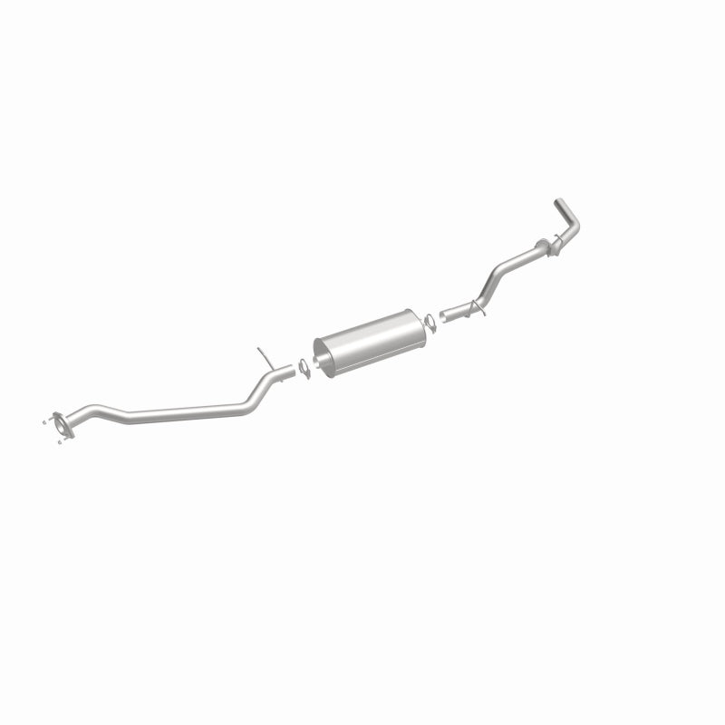 BRExhaust 106-0509 direct-fit exhaust kit, front three-quarter view of the turntable spin