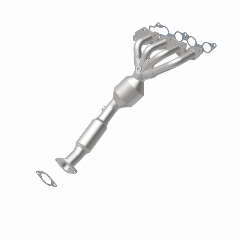 MagnaFlow 5531393 carb manifold converter, rear view of the turntable spin