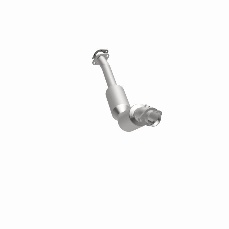 MagnaFlow 551058 carb direct-fit catalytic converter, opposite side view of the turntable spin