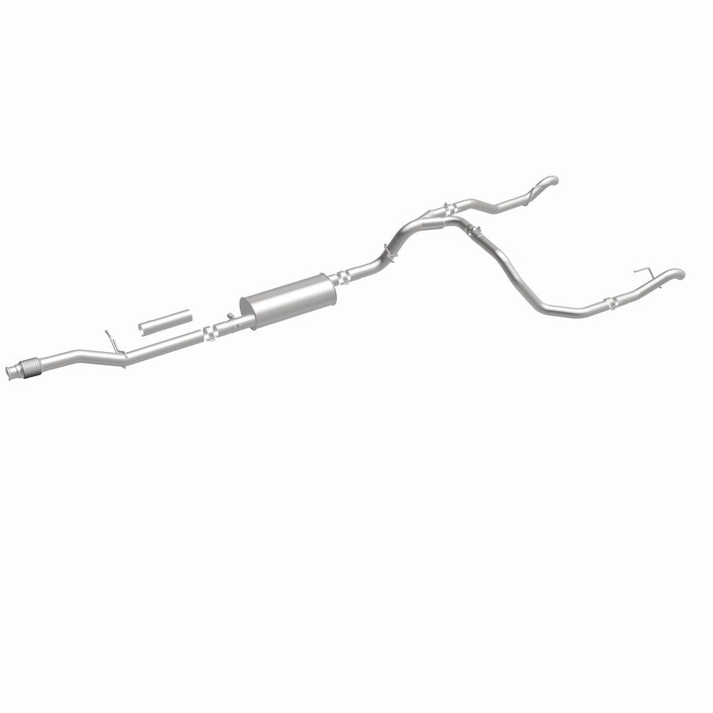BRExhaust 106-1084 direct-fit exhaust kit, front three-quarter view of the turntable spin