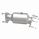 MagnaFlow 280162 oem grade direct-fit catalytic converter, side view of the turntable spin