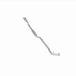 MagnaFlow 280651 oem grade direct-fit catalytic converter, rear three-quarter view of the turntable spin
