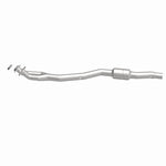 MagnaFlow 4481682 carb direct-fit catalytic converter, side view of the turntable spin