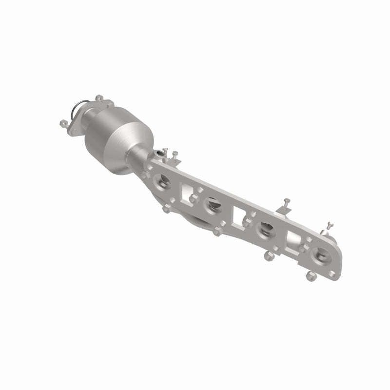 MagnaFlow 290034 oem grade manifold converter, side view of the turntable spin