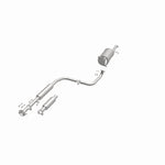 BRExhaust 106-0446 direct-fit exhaust kit, opposite front three-quarter view of the turntable spin