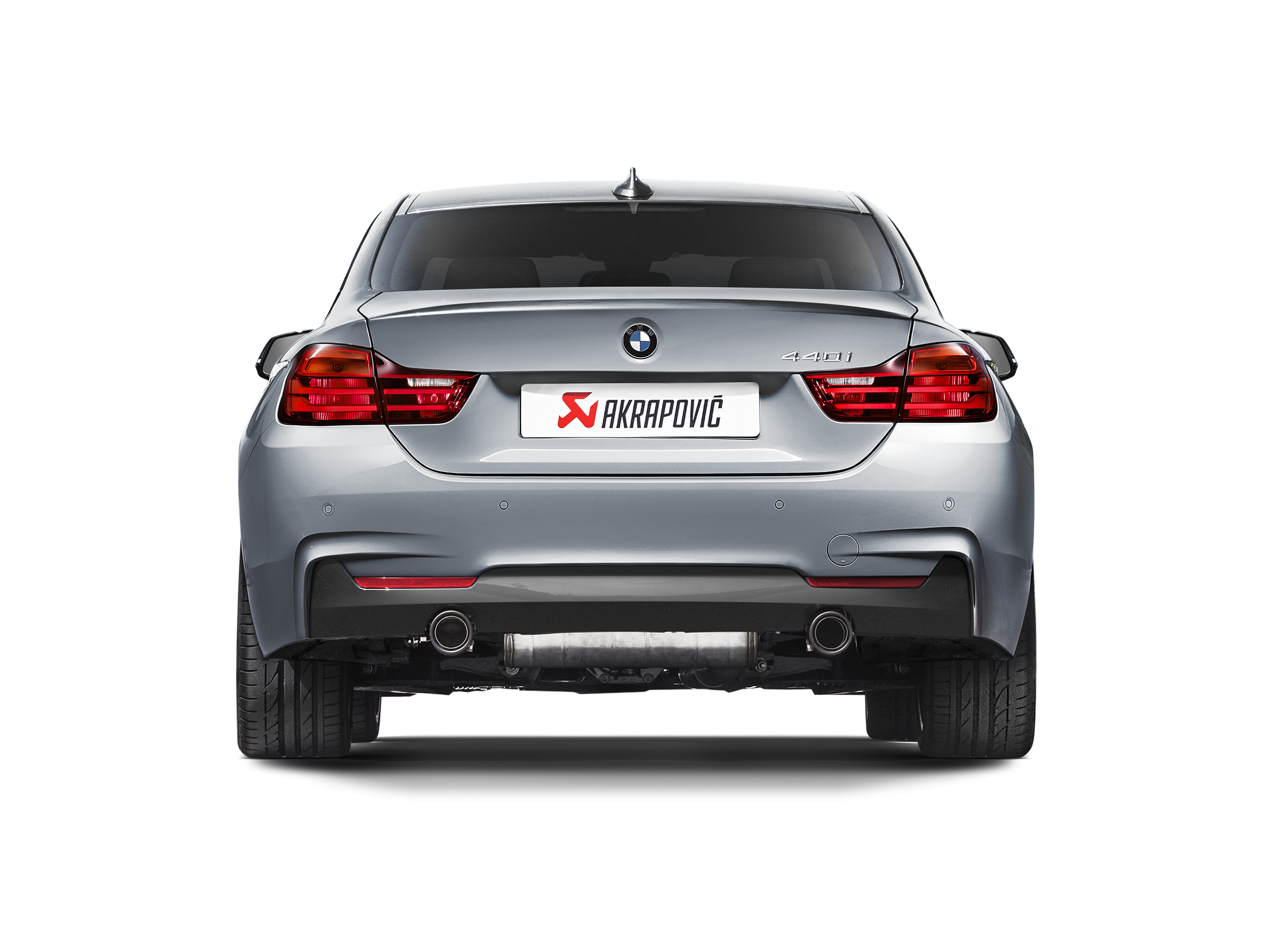 Akrapovic Evolution Line (SS) 440i MTP-BM/SS/2H for BMW 340i (F30) 2016-2018, detail view