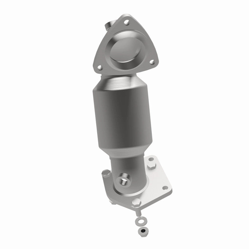 MagnaFlow 4561761 carb direct-fit catalytic converter, opposite side view of the turntable spin