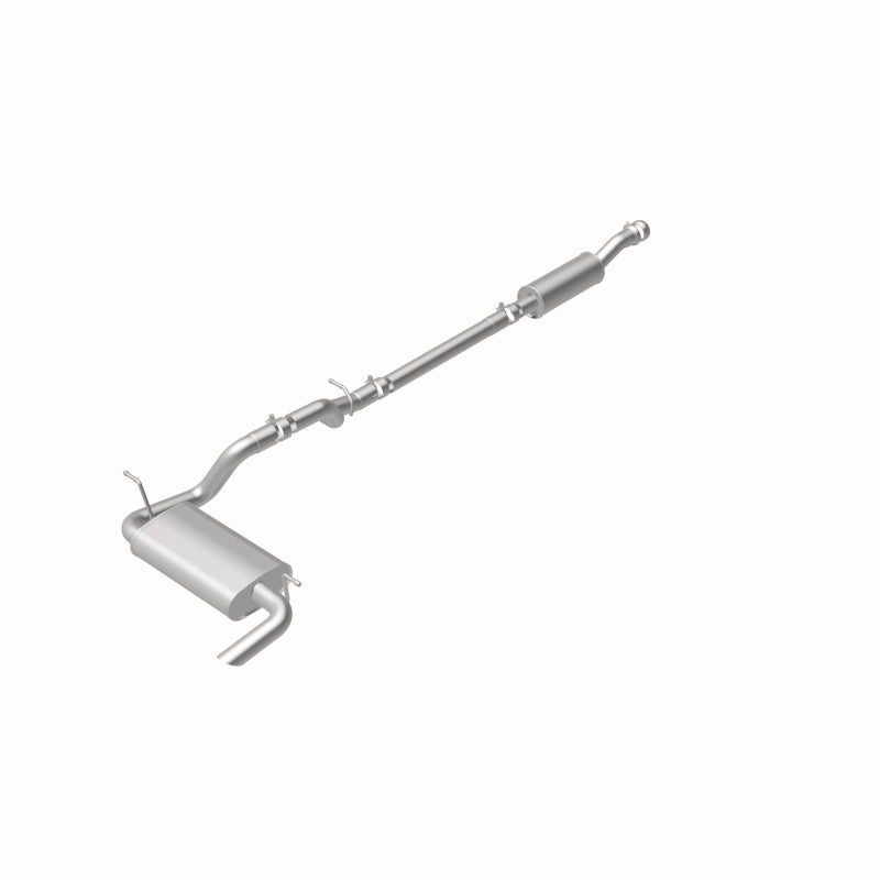 BRExhaust 106-1105 direct-fit exhaust kit, rear view of the turntable spin