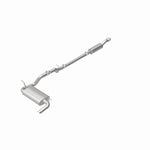BRExhaust 106-1105 direct-fit exhaust kit, rear view of the turntable spin