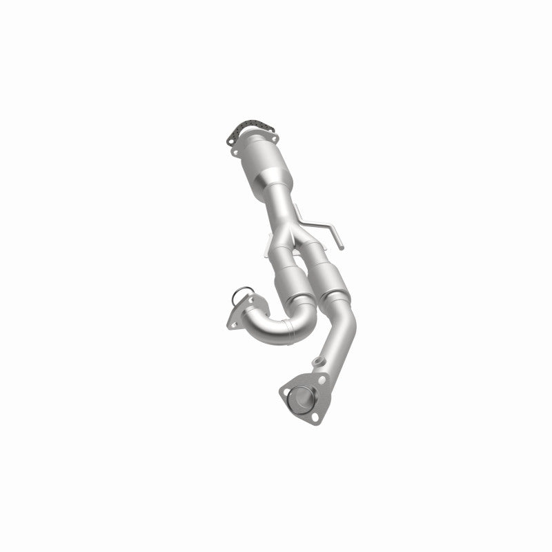 MagnaFlow 5421710 carb direct-fit catalytic converter, opposite side view of the turntable spin