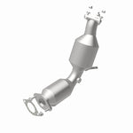 MagnaFlow 5481601 carb direct-fit catalytic converter, rear view of the turntable spin