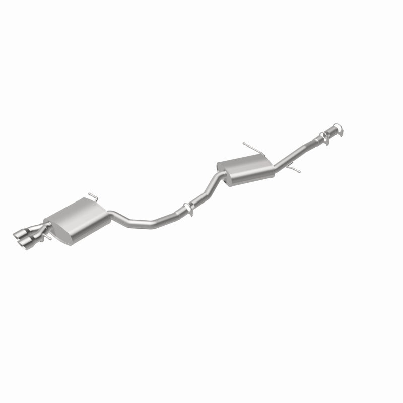 BRExhaust 106-0914 direct-fit exhaust kit, rear view of the turntable spin