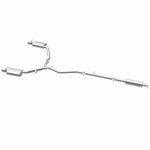 BRExhaust 106-0459 direct-fit exhaust kit, opposite rear three-quarter view of the turntable spin