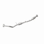 MagnaFlow 21-286 oem grade direct-fit catalytic converter, rear view of the turntable spin