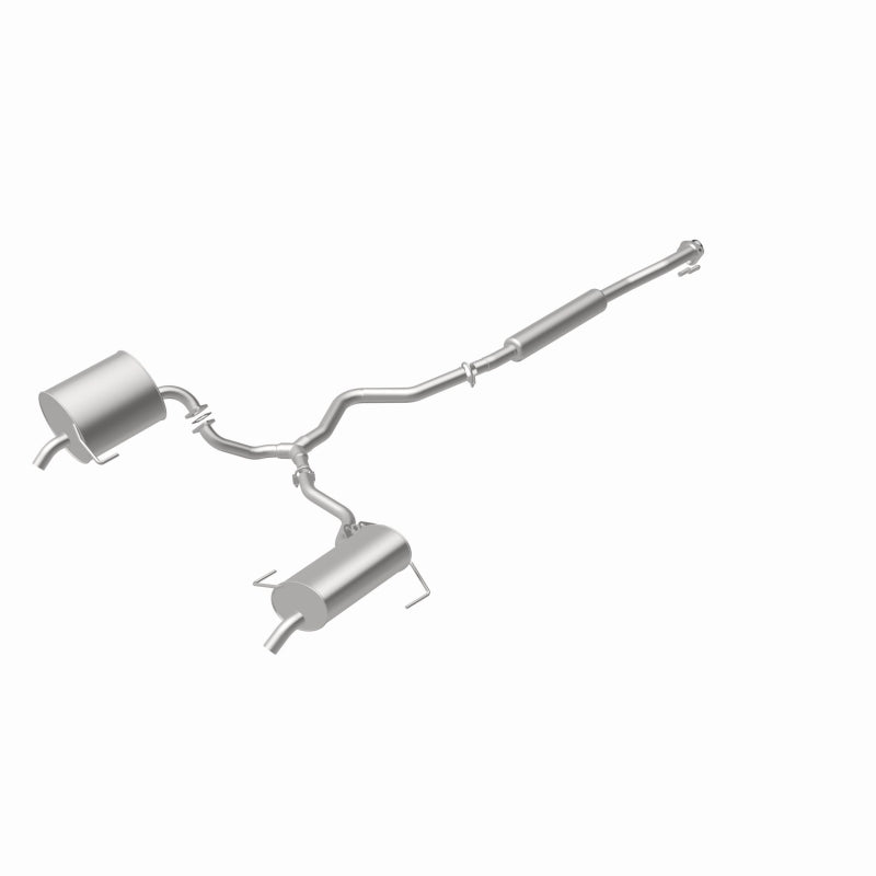 BRExhaust 106-0282 direct-fit exhaust kit, rear view of the turntable spin