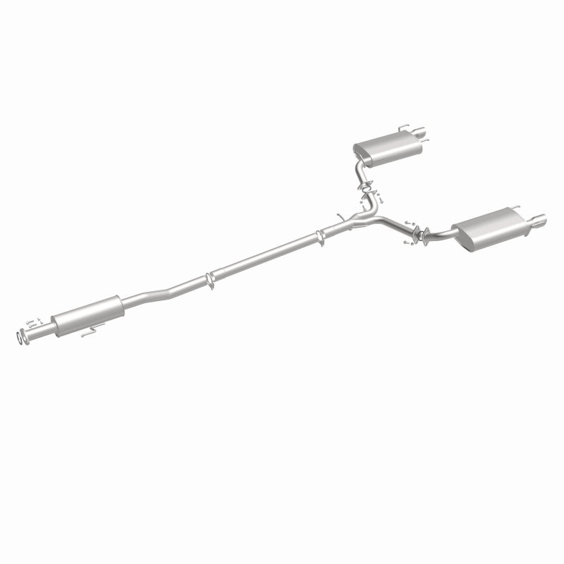 BRExhaust 106-0557 direct-fit exhaust kit, front three-quarter view of the turntable spin