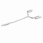 BRExhaust 106-0557 direct-fit exhaust kit, front three-quarter view of the turntable spin