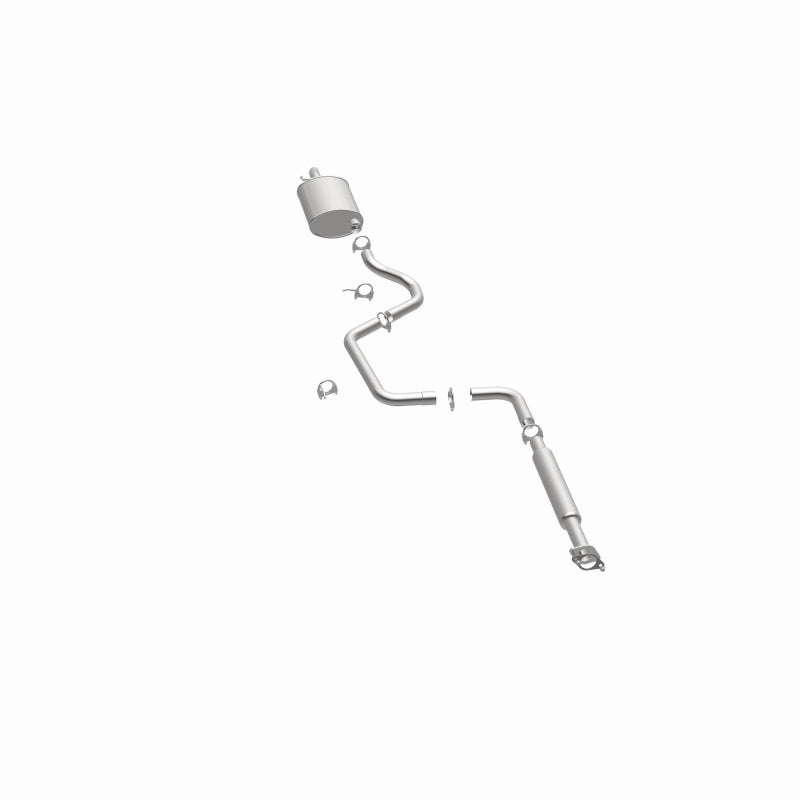BRExhaust 106-0718 direct-fit exhaust kit, opposite side view of the turntable spin