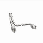 MagnaFlow 280505 oem grade direct-fit catalytic converter, opposite side view of the turntable spin