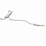 BRExhaust 106-0137 direct-fit exhaust kit, opposite rear three-quarter view of the turntable spin