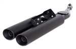 Remus BMW K 1600 Muffler Right Black, twin black silencers with mounting bracket