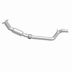 MagnaFlow 4561540 carb direct-fit catalytic converter, side view of the turntable spin