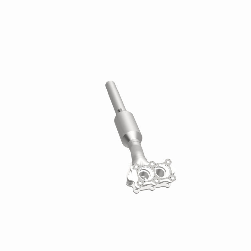 MagnaFlow 4561079 carb direct-fit catalytic converter, opposite side view of the turntable spin