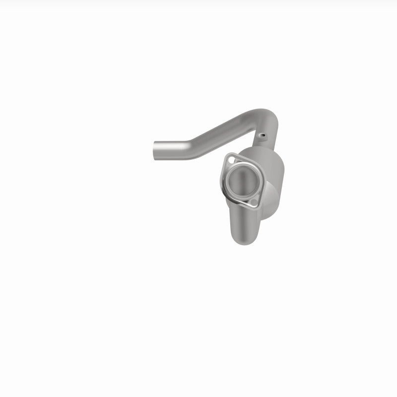 MagnaFlow 4651497 carb direct-fit catalytic converter, side view of the turntable spin