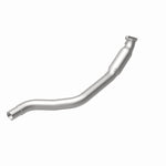 MagnaFlow 4561965 carb direct-fit catalytic converter, rear view of the turntable spin