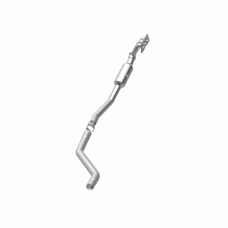 MagnaFlow 5551066 carb manifold converter, opposite rear three-quarter view of the turntable spin