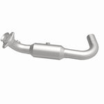 MagnaFlow 5551498 carb direct-fit catalytic converter, side view of the turntable spin