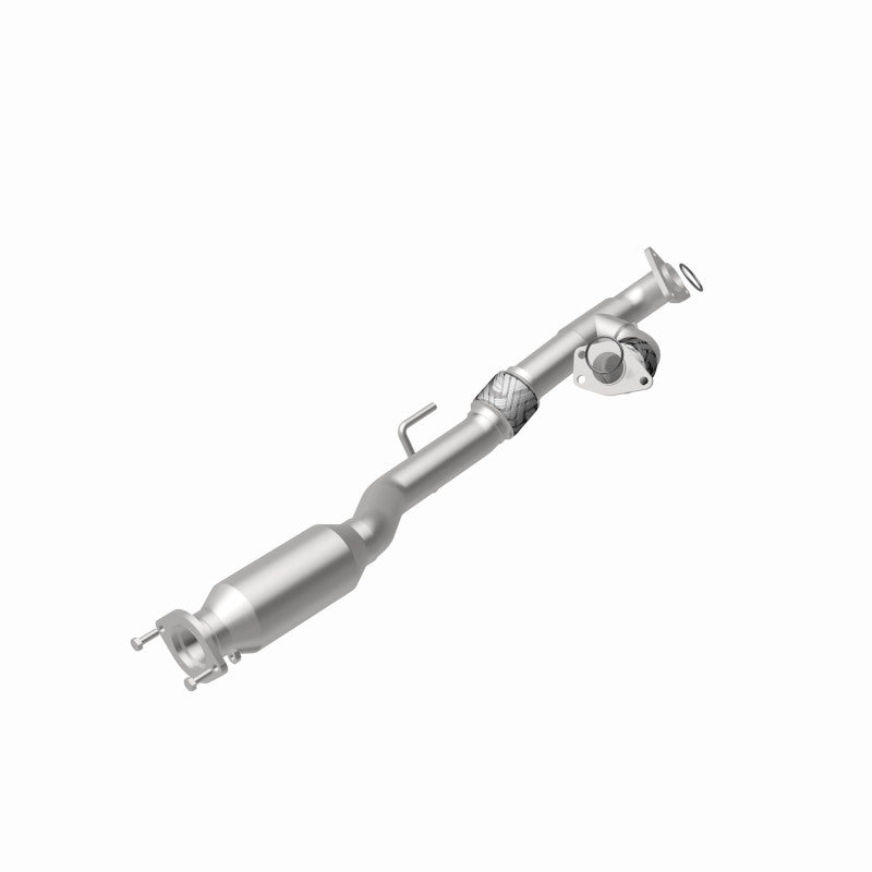 MagnaFlow 5592852 carb direct-fit catalytic converter, rear view of the turntable spin