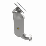 MagnaFlow 5551120 carb manifold converter, opposite side view of the turntable spin